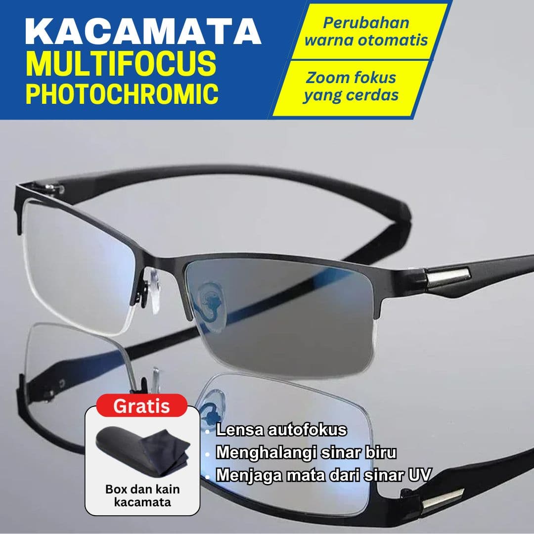Lensa photochromic saat menggelap
