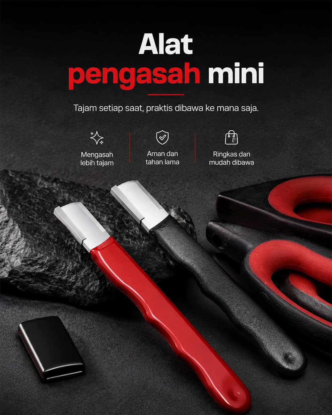 Dipakai pada gunting