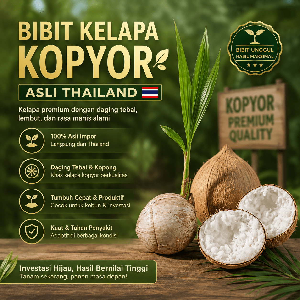 Bibit siap kirim dari kebun