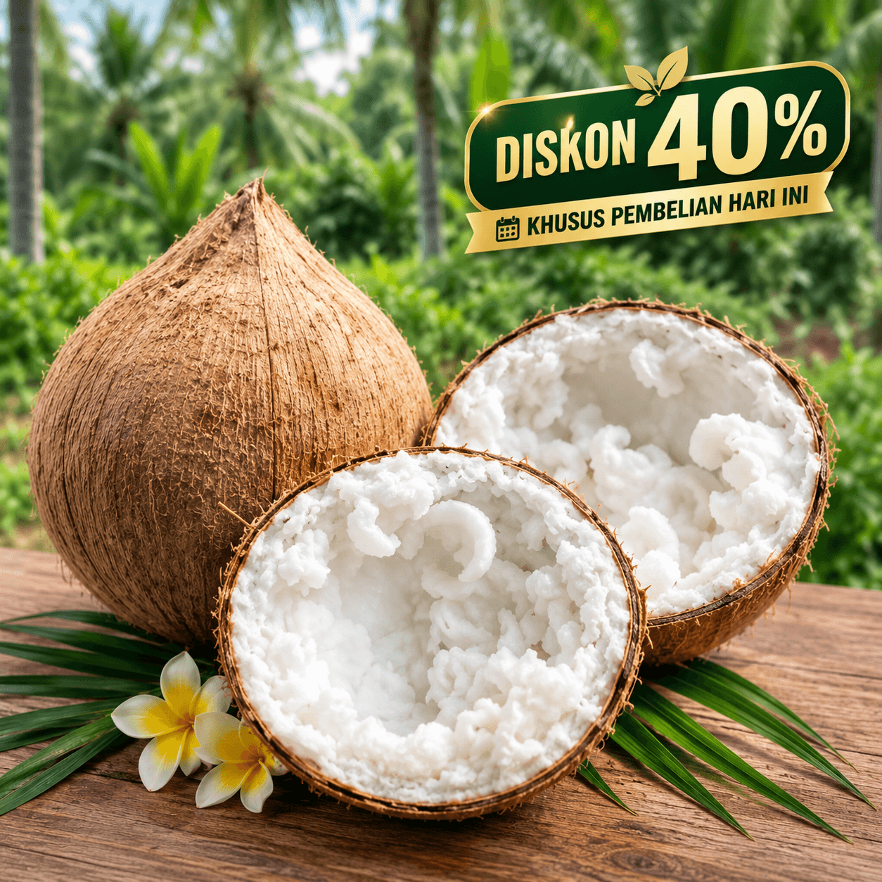 Kualitas premium kelapa kopyor